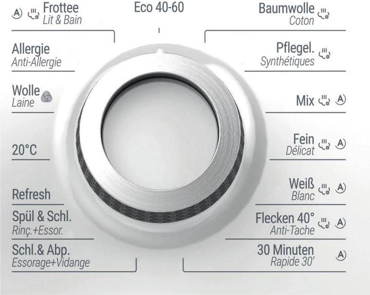 Image du produit Bauknecht Wm Bk 8a Ch N (8 kg, Gauche, Fiche CH)