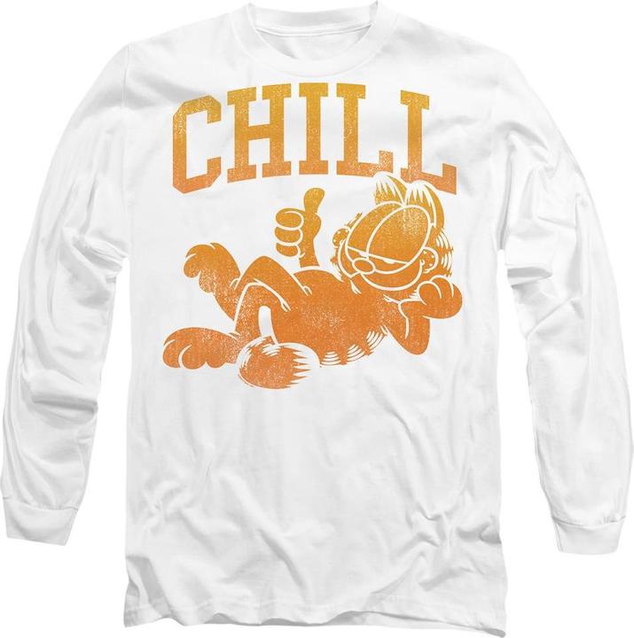 Actual product image Garfield Unisex Adult Chill Neon T-Shirt (M)