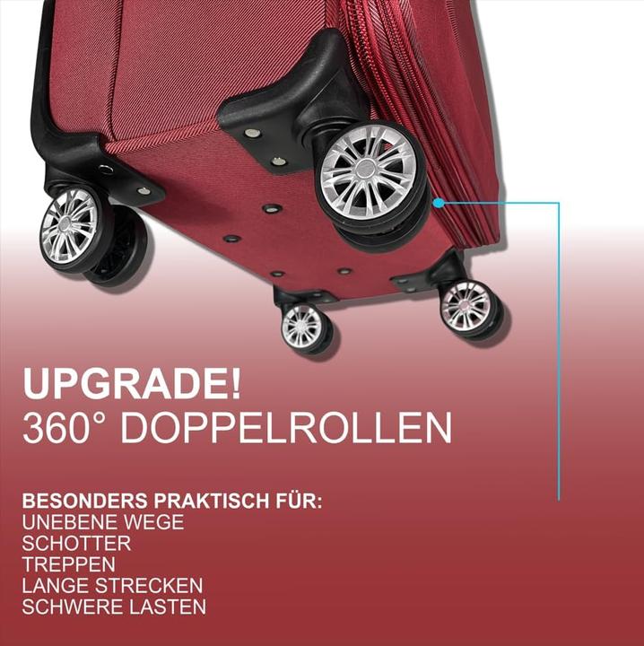 Produktbild My Travel Bag 3-teiliges Weichschalenkoffer-Set (88 l, Handgepäck (bis 50l), M (50 - 90l))