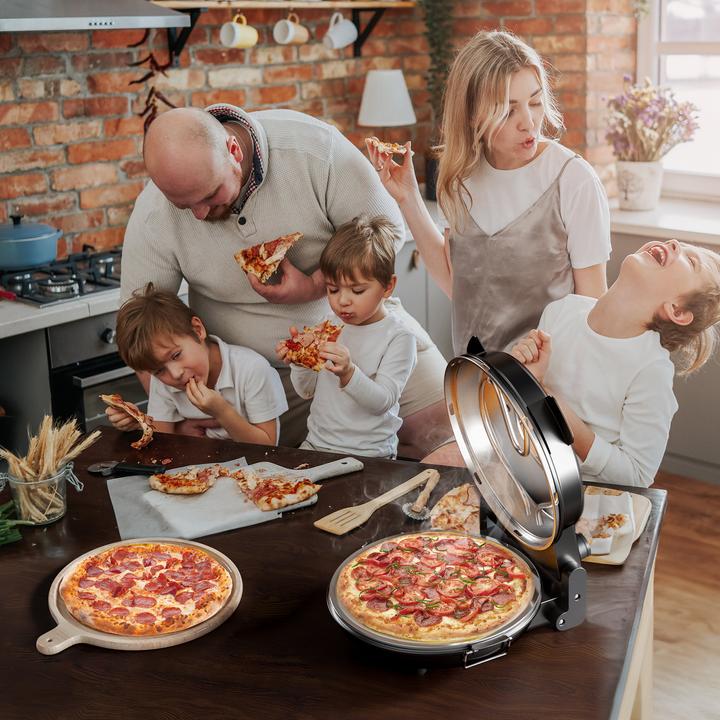 Image du produit Wiltec Machine à pizza (Prise UE)