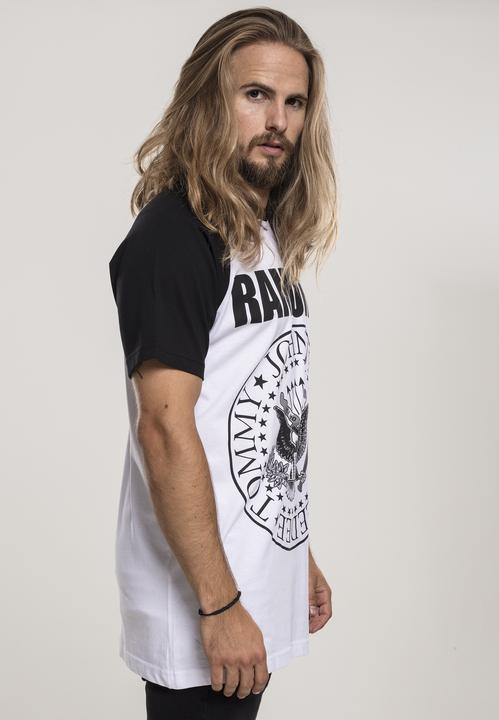 Immagine prodotto Mister Tee Maglietta Raglan dei Ramones Circle (M)