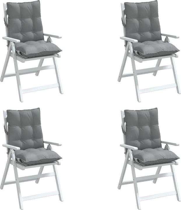 Produktbild VidaXL Niedriglehner-Auflagen 4 Stk. Oxford-Gewebe (100 x 50 x 7 cm)