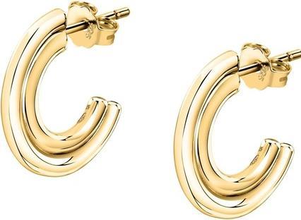 Actual product image Morellato Decent Gold Plated Hoop Earrings Capsule By Aurora SANB02