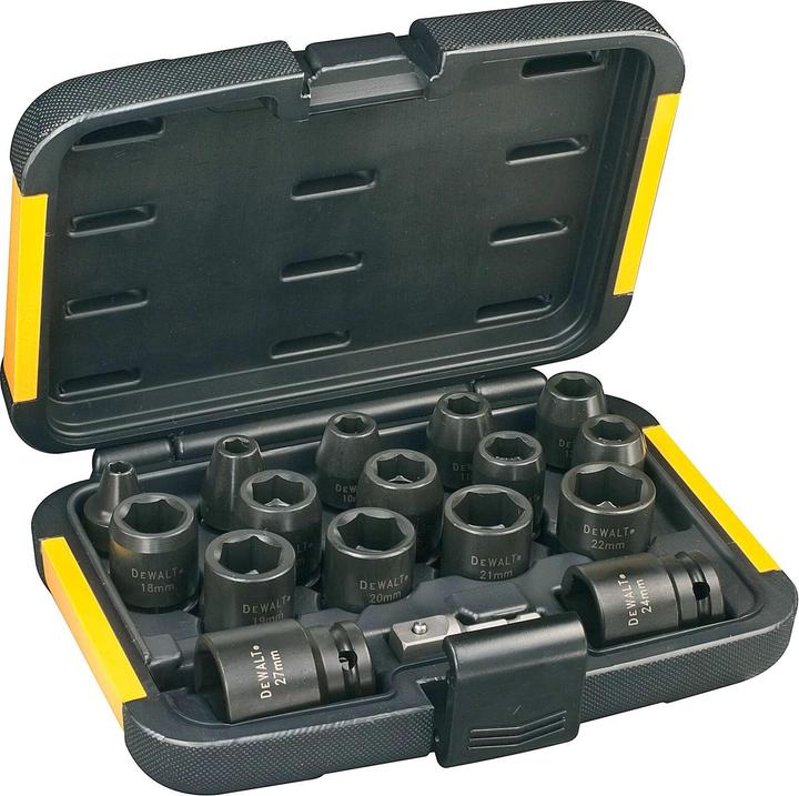 Produktbild DeWalt 17tlg. Schlagschrauber Nüsse Set (27 mm)