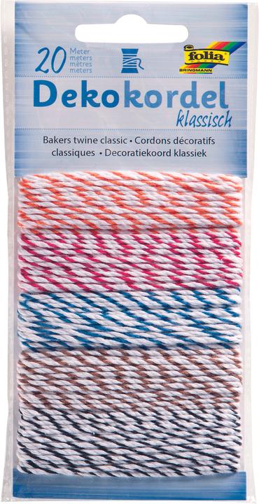 Produktbild Magni Dekokordel klassisch, 20m 2farb.,5 Farben pro Karte (Geschenkband, 5 x)