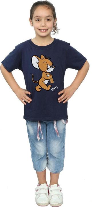 Actual product image Tom & Jerry Girls Mouse Cotton T-Shirt (152, 158)