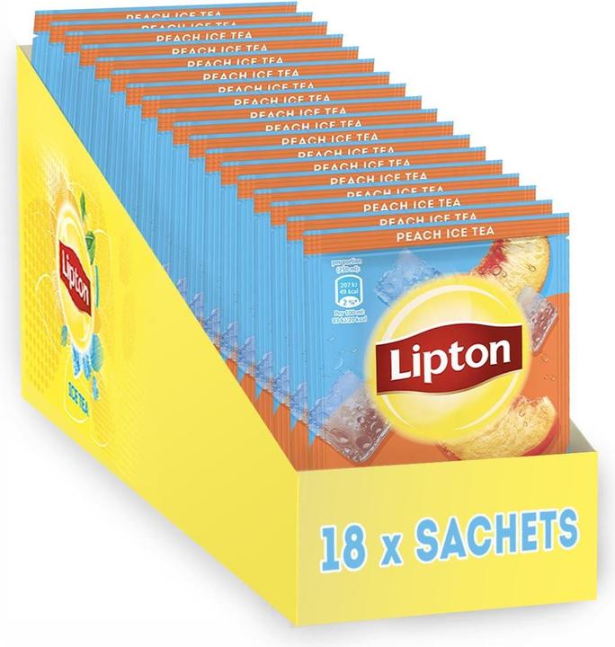 Image du produit Lipton Thé glacé en poudre Pêche (18 x 50 cl)