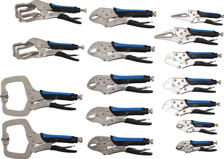 Actual product image BGS Body grip pliers set (185 mm)