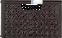 Produktbild Tontarelli Aufbewahrungsbox mit Deckel 13 L Kunststoff (33 X 29 x 16 cm) Farbe: Schwarz (13 l)