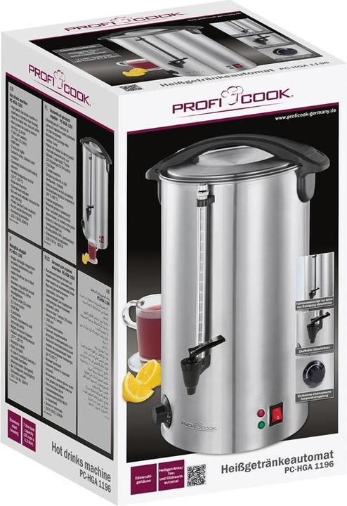 Actual product image Proficook Hot beverage dispenser