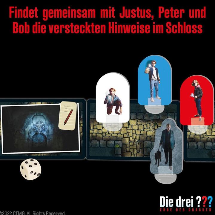Actual product image Kosmos The Three??? Heir to the Dragon Game for the (German)