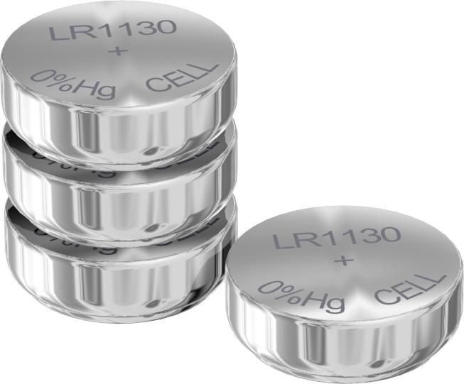 Gembird EG-BA-LR1130-01 (4 pcs., AG10, 45 mAh)