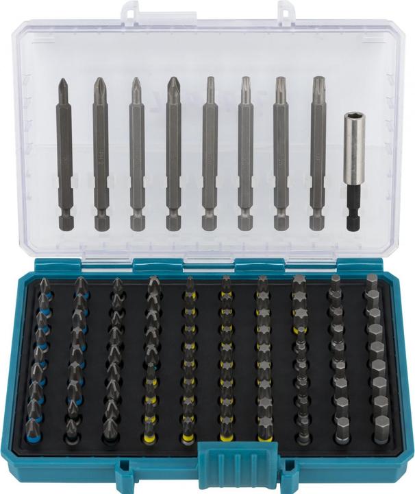 Produktbild Makita Bit-Set (Innensechsrund TX M15, Innensechsrund TX M20, Innensechsrund TX M30, Kreuz Phillips PH M1, Kreuz Phillips PH M2, Innensechsrund TX M25, Innensechsrund TX M40, Kreuz Pozidriv PZ M1, Kreuz Pozidriv PZ M2, Kreuz Phillips PH M3, Kreuz Pozidriv PZ M3, Kreuz Pozidriv PZ 1/6", Innensechsrund TX 30/5")