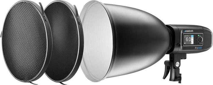 Actual product image Westcott 45-Degree Deep Focus Reflector with Honeycomb Grids & Diffusion (Reflector)