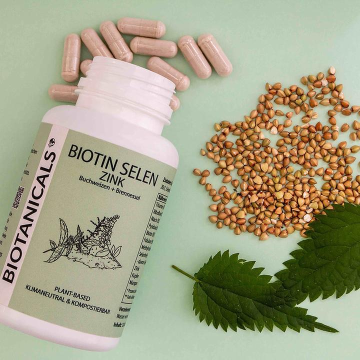 Produktbild Biotanicals Biotin Selen Zink (120 Stück, Kapseln, 105 g)