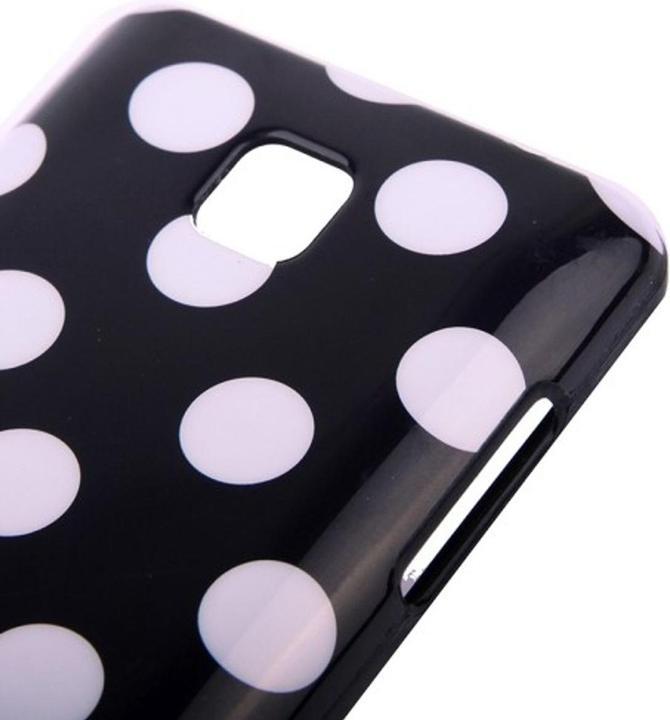 Actual product image König Design Protective cover TPU dots Case for mobile LG Optimus L3 II / E430 (Optimus L3)