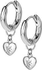 Image du produit Hot Diamonds Romantic silver earrings with diamonds 2 in 1 Most Loved DE718