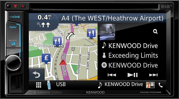 Produktbild Kenwood Corp. DNX5170DABS ohne DAB Antenne (Apple Carplay)