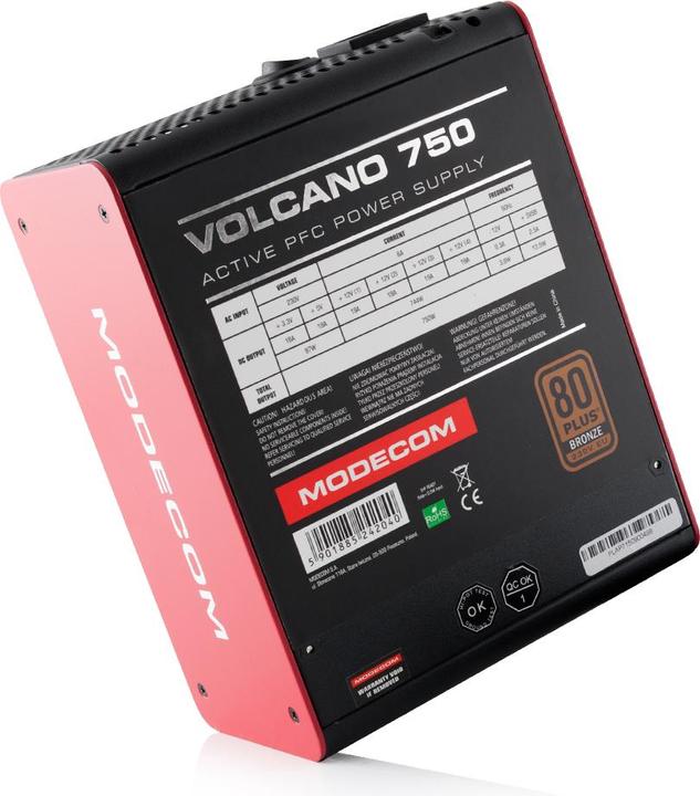 Actual product image Modecom Power Supply 750 Bronze (750 W)