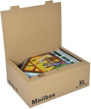Actual product image Colompac Shipping box Mailbox Type designation: XL Inner dimensions: 46 x 17.5 x 33.5 cm (W x H x (46.5 x 19.5 x 35 cm, 1 x)