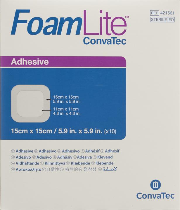 Produktbild ConvaTec SilikomSchaum 15 x 15cm (10 x)