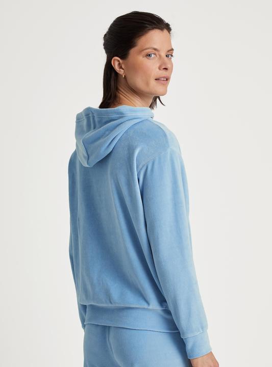 Produktbild Calida Sweatjacke Loungewear "Lounge Velours" hellblau (38)