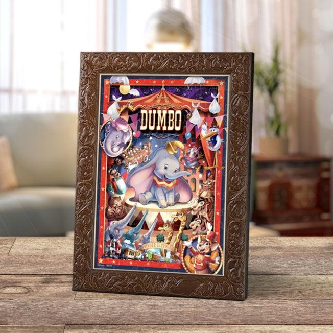 Actual product image Disney Dumbo jigsaw puzzle 108 pieces "Flying Dumbo and circus" (108 pieces)