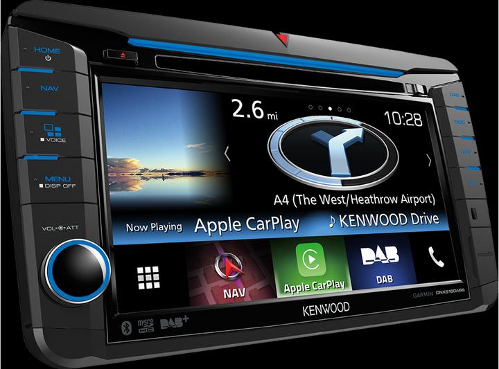 Produktbild Kenwood Corp. DNX516DABS ohne DAB-Antenne (Apple Carplay, Android Auto)