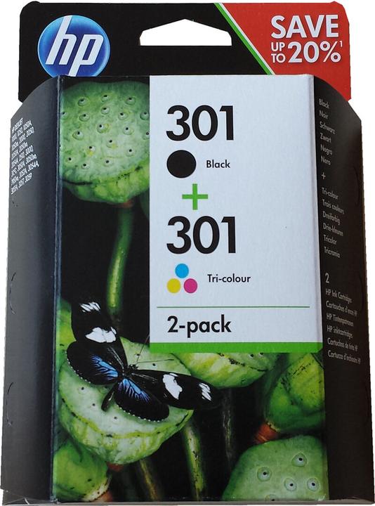 Productafbeelding HP 301 2-pack (M, BK, C, Y)
