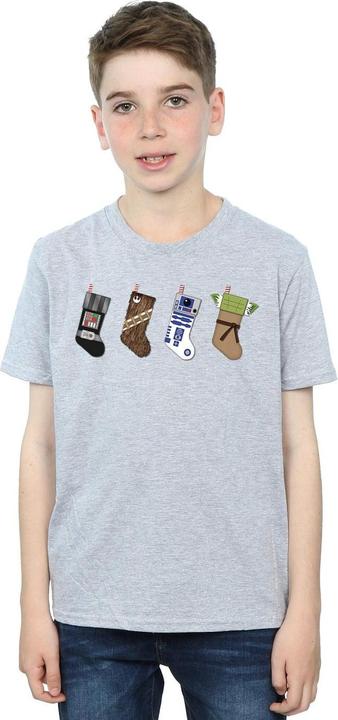 Immagine prodotto Star Wars Christmas Stockings Maglietta Ragazzi (140, 146)