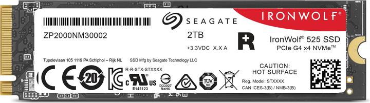 Image du produit Seagate IronWolf 525 (2000 Go, M.2 2280)
