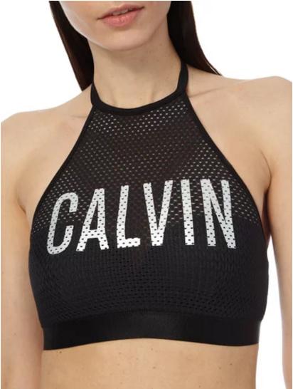Calvin Klein High neck crop top (M)