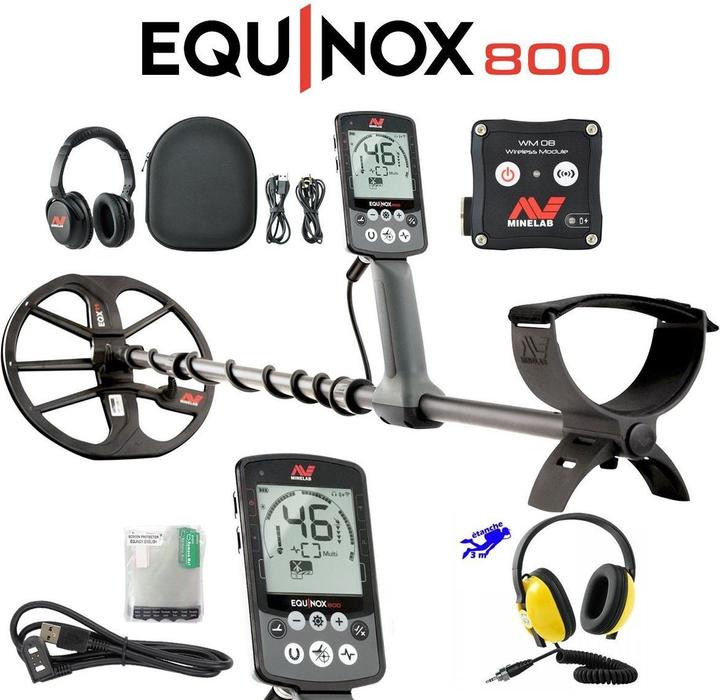 Actual product image Minelab Equinox 800 pack waterproof