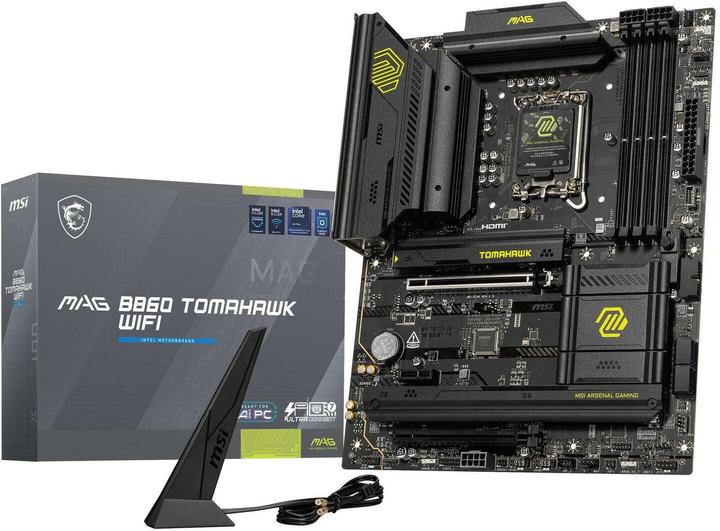 Immagine prodotto MSI MAG B860 TOMAHAWK WIFI (LGA 1851, Intel B860, ATX)