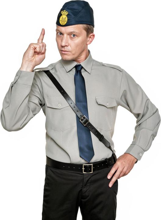 Actual product image Maskworld Pippi Langstrumpf – Kling & Klang Polizisten Kostüm (L)