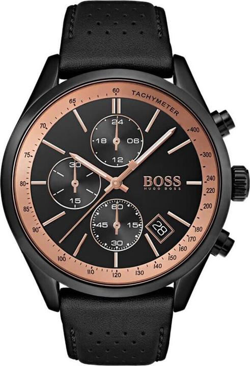 Produktbild Hugo Boss Herren Grand Prix 1513550 + BOX (Chronograph, 215 mm)