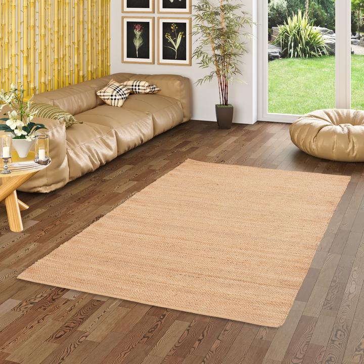 Image du produit Pergamon Naturfaser Teppich Jute Salsa Uni (80 x 150 cm)