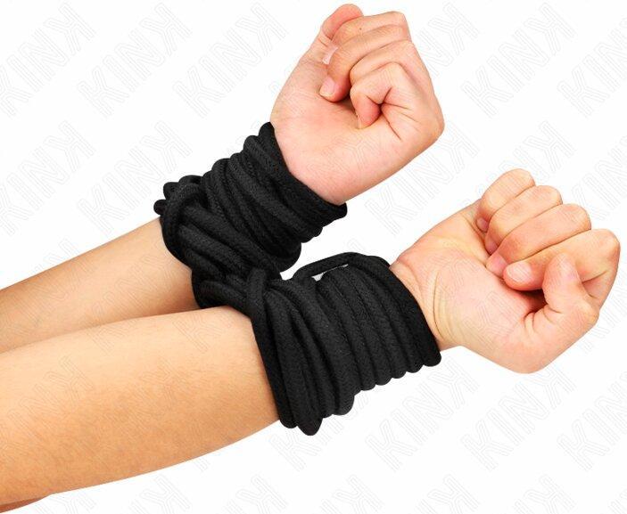 Actual product image Kink Cotton Rope 10 Metres Black