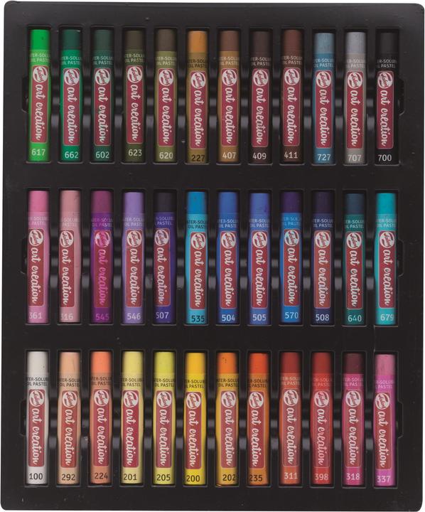 Image du produit Talens Pastel à l'huile soluble dans l'eau, série X36 (Multicolore, 36 x)