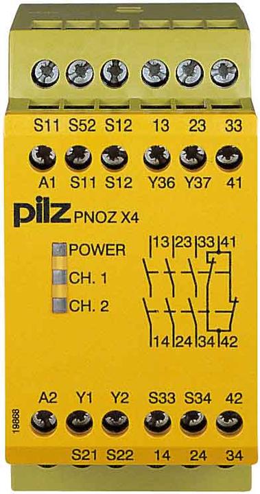 Produktbild Pilz 774736 PNOZ X4 120VAC 3n/o 1n/c