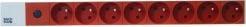 Actual product image Schrack NapÃ¡jecÃ panel PDU 19",8xÄOESN,1xC14,,1U,cable