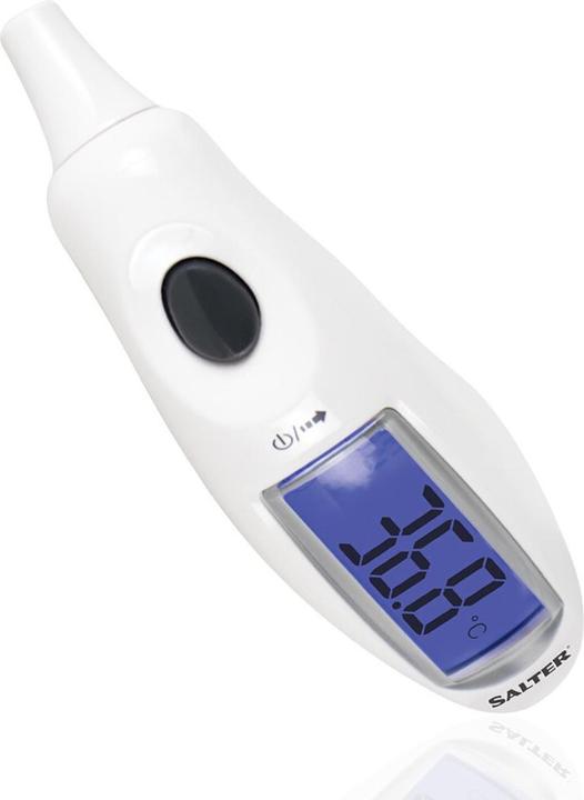 Produktbild Salter TE-150-EU Digitales Fieberthermometer Kontakt-Thermometer Weiss Ohr Tasten (Ohr)