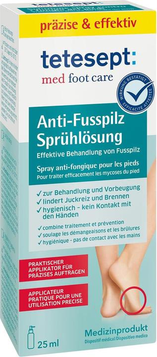 Actual product image Tetesept Anti athlete's foot (Foot cream & foot gel, 25 ml)