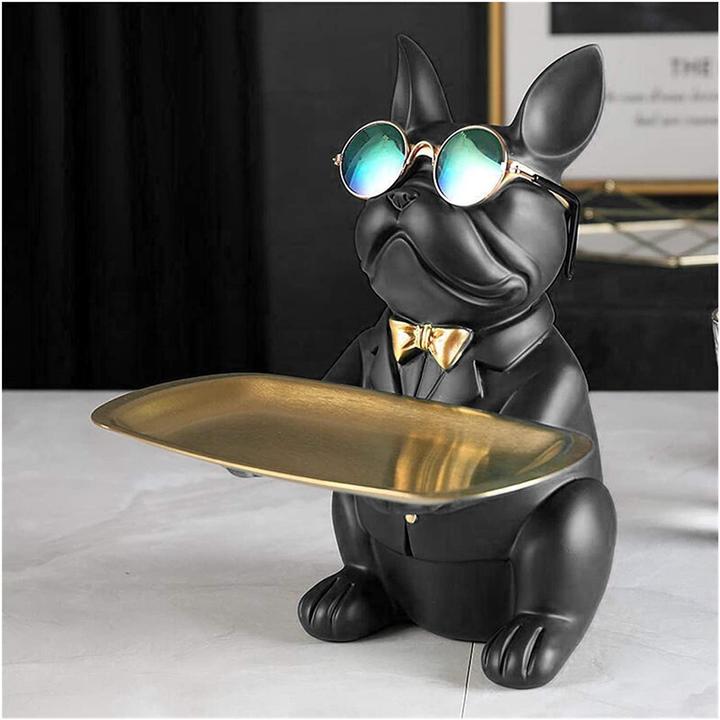 Image du produit JTI Bouledogue avec plateau - Statue