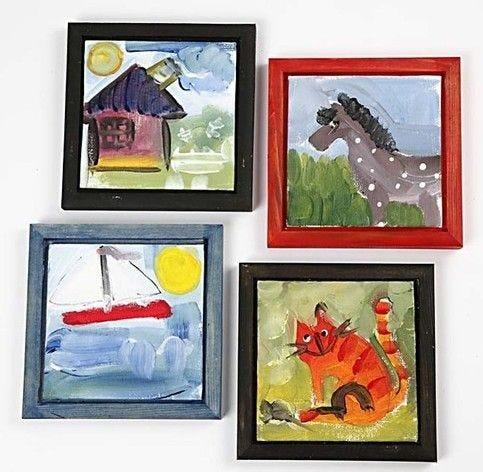 Produktbild Creativ Company Canvas Paneel Wit 280gr, 10x10cm (10 x 10 cm)