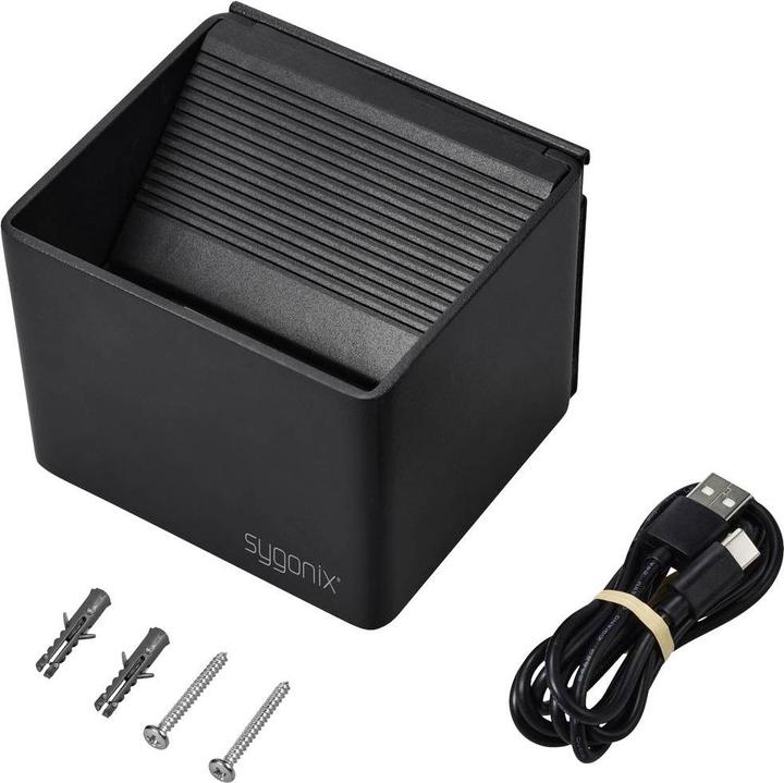 Produktbild Sygonix SY-6053268 LED-Wandleuchte mit Bewegungsmelder LED LED fest eingebaut (250 lm)