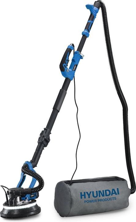 Hyundai schuurmachine langnek 880W - met allround LED-verlichting - Telescopische steel (110-180 cm) - 2m fl (Wall & ceiling sanders, 880 W)
