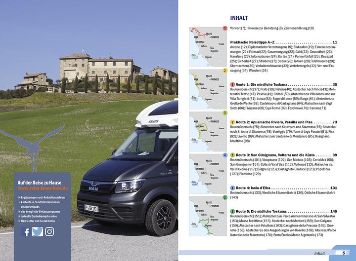 Produktbild Wohnmobil-Tourguide Toskana und Elba (Deutsch, Gaby Gölz, 2022)