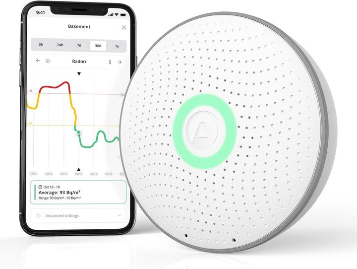 Actual product image Airthings Wave Radon