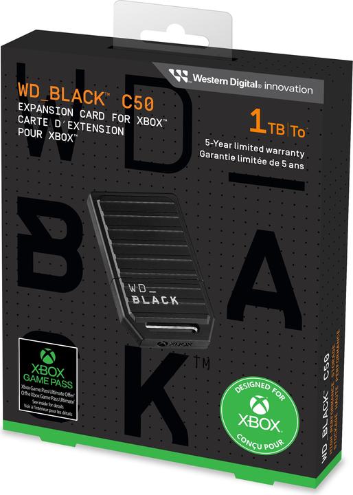 Image du produit WD Black C50 Expansion Card for Xbox (1000 Go)
